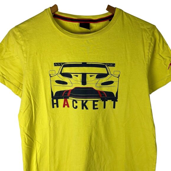 Hackett x Aston Martin Racing Mens Sz M Shirt 15/16 Short Sleeve Car AMR Auto - Picture 2 of 10